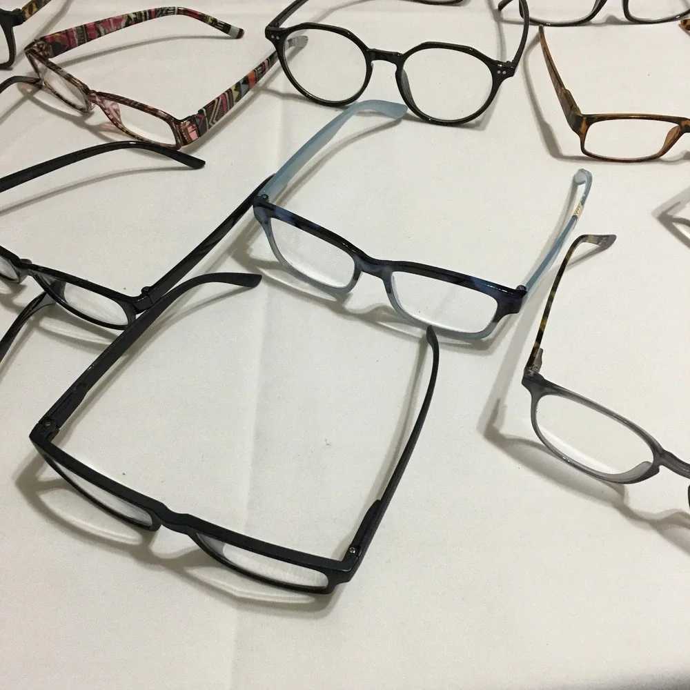 Lot of 26 Unbranded Eyeglasses Frames Unisex Mixed Multicolor Assorted Shapes